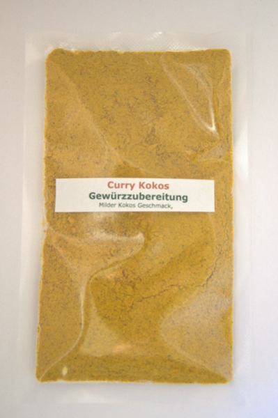 Curry Kokos Gewürzzubereitung Tüte